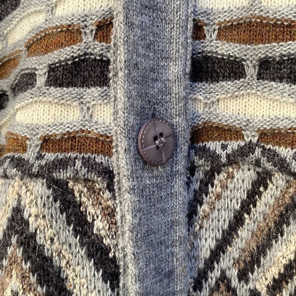 Vintage Tris Line made in Italy cardigan size medium Coogie inspired - Picture 7 of 14